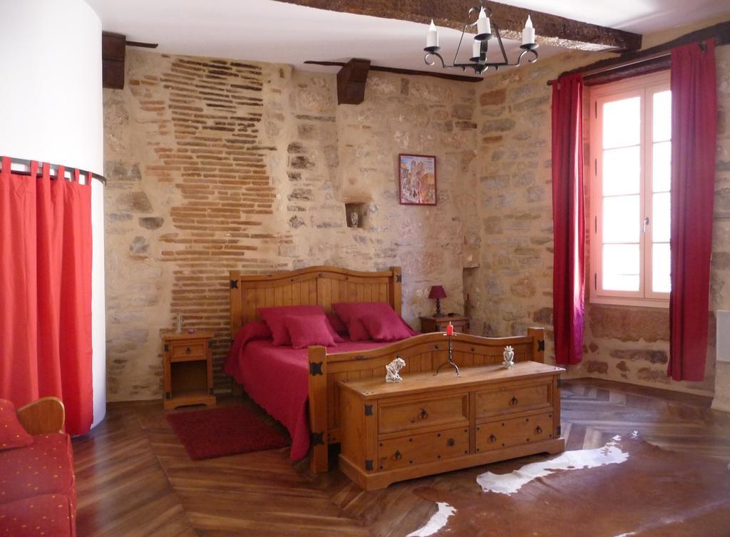 Chambres D'Hotes L'Escuelle Des Chevaliers Cordes-sur-Ciel Pokoj fotografie